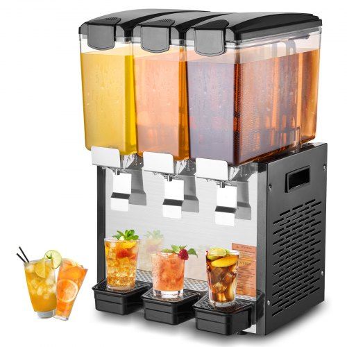 Commerciële Drankdispenser met 3 × 10 L Tanks – Ideaal voor Restaurants en Evenementen