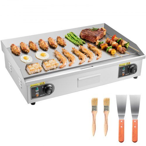 4400 W commerciële elektrische bakplaat – krachtige indoor grill voor professioneel gebruik