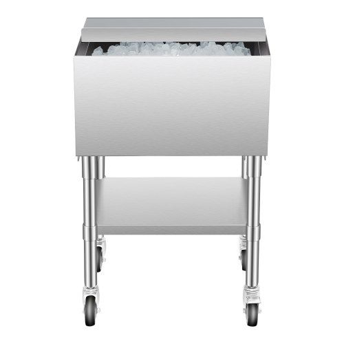 Veelzijdige commerciële ijsbak met 61 L capaciteit – ideaal voor bar, restaurant en tailgate