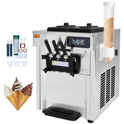 Commerciële Softijsmachine 18‑28 L/u – Hoge capaciteit en gebruiksgemak voor de horeca
