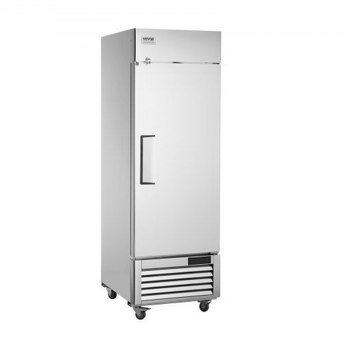 570 L commerciële koelkast met digitale temperatuurregeling – robuust, efficiënt en mobiel