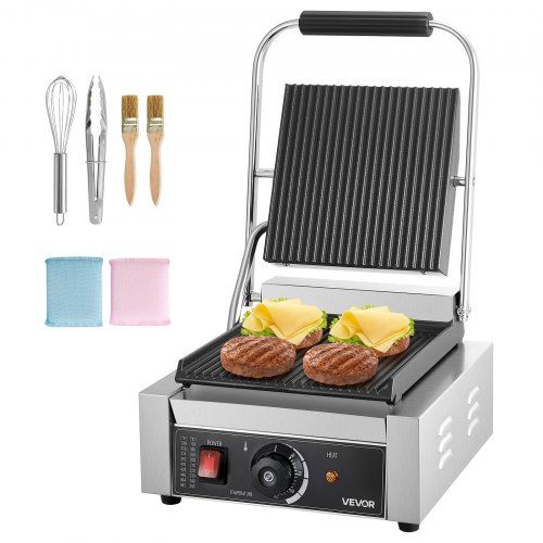Professionele Panini‑Grill met 1800 W: Veelzijdig, Snel en Makkelijk te Schoonmaken