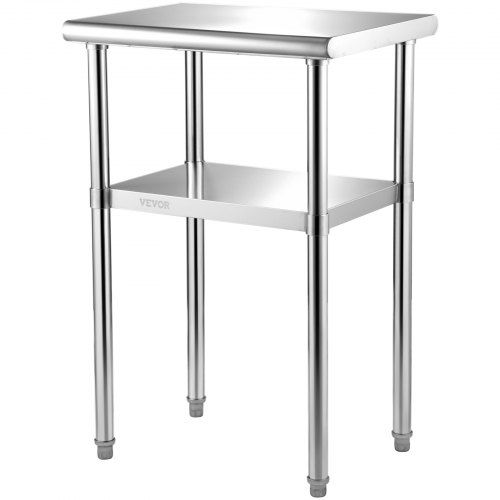 Robuuste roestvrijstalen werktafel 61 × 45,7 × 91,4 cm – ideaal voor professionele keukens