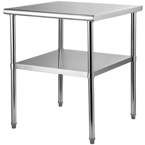 Stevige roestvrijstalen commerciële werktafel 30 × 30 inch – alles wat je moet weten