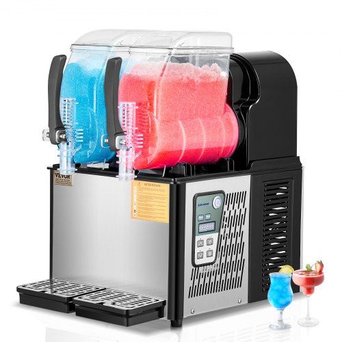Dubbele 4‑liter slushmachine voor thuisfeesten en horeca: volledig overzicht