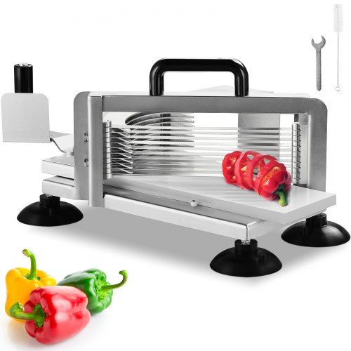 Optimale snijprecisie in één hand: de 1/4‑inch roestvrijstalen tomatensnijder