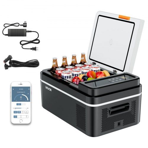 Compact 20‑Liter Compressor Koelbox voor Roadtrip & Camping – Snelle, Stille en App‑Bediening