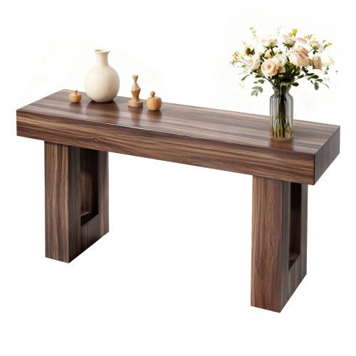 Moderne landelijke consoletafel: slimme opbergruimte in een slank design