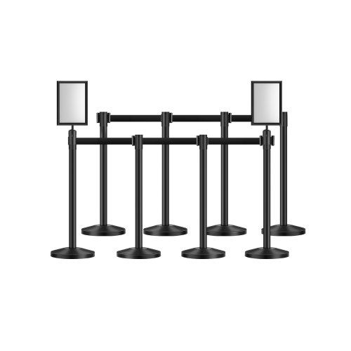 Duurzame Crowd Control Barrier‑palen (8‑stuk) voor flexibele menigtebeheersing