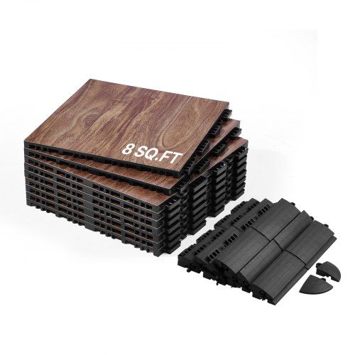 Duurzame Dansvloerset 9‑delig 315×315 mm – Perfect voor Ballet, Tap en Thuisgym
