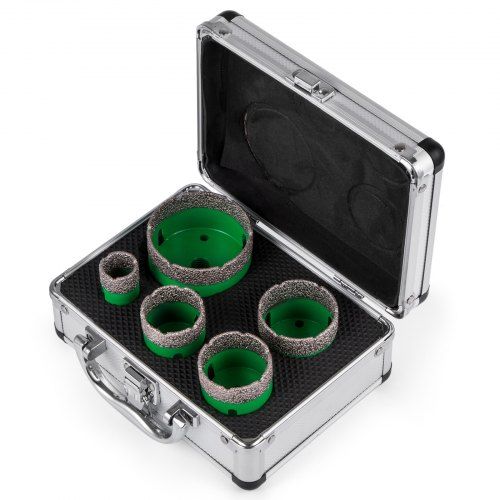 Diamantgatzagen Set 5‑delig M14 – Perfecte Gaten in Tegels, Graniet en Porselein