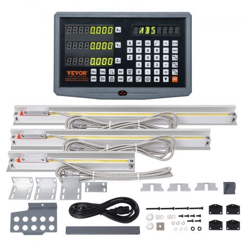 3‑assige lineaire schaalset 10‑20‑24 inch: precisie en veelzijdigheid voor elke werkplaats