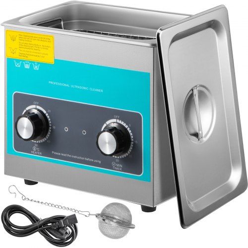 Ultrasone Reiniger 3 L SUS304 – Krachtige Diepreiniging voor Sieraden, Laboratorium en Meer