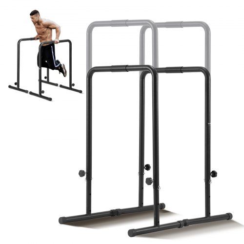 Dip Bars met Verstelbare Hoogte – Jouw Flexibele Thuisgym Partner