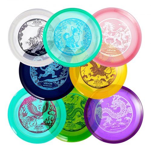 Disc Golf Starterset 8 delen – Duurzaam, veelzijdig en perfect voor training
