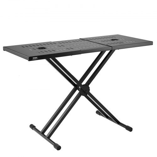 Draagbare DJ‑tafelstandaard 32‑43 inch met verstelbare hoogte – robuust en praktisch