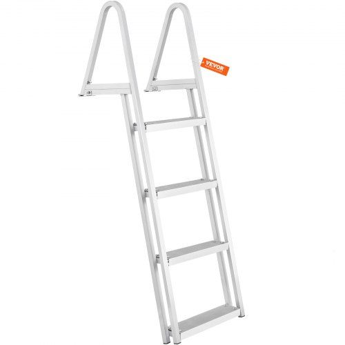 Stevige, lichtgewicht dockladder met 4 antislip treden – ideaal voor boot, zwembad en steiger