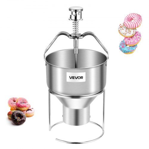 Handmatige Donutbeslagdispenser met 2,4 L capaciteit – Efficiëntie voor café en bakkerij