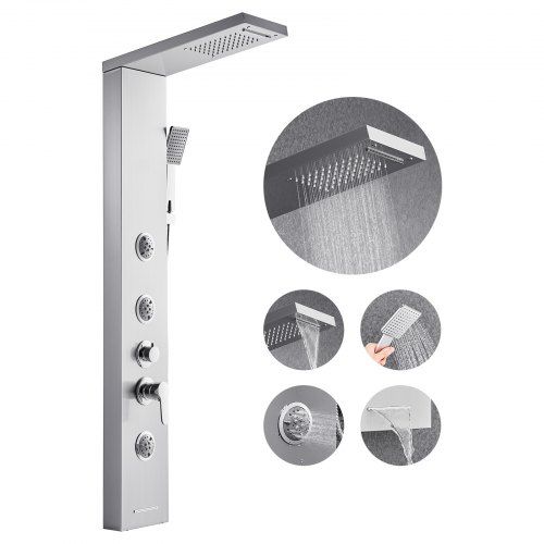 All‑in‑one douchepaneeltorensysteem 5‑in‑1: comfort en functionaliteit voor elke badkamer