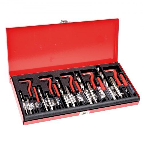 Complete Helicoil Draadreparatieset (166‑delig) – Alles voor snel schroefdraadsherstel