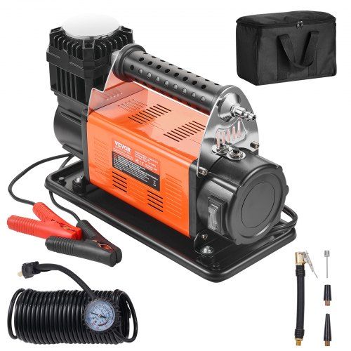 Draagbare 12V luchtcompressor voor off‑road en dagelijkse bandopslag