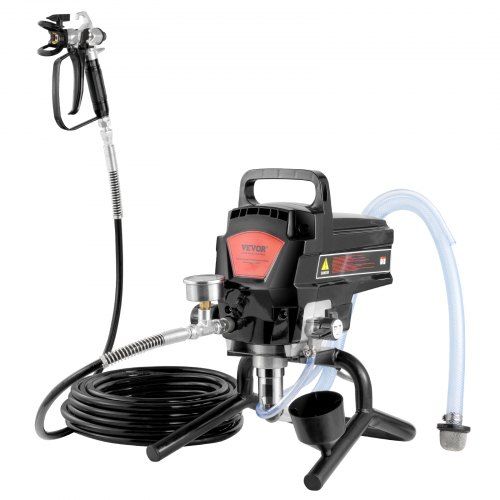 Draagbare airless verfspuit 950W – snellere en gelijkmatigere schilderresultaten