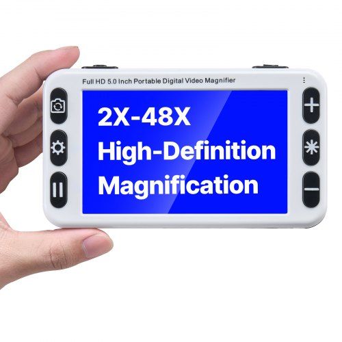 Draagbare digitale loep 5‑inch HD – Veelzijdige hulp voor slechtzienden