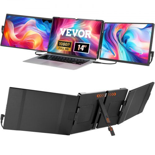 Draagbare 14‑inch FHD IPS Monitor Extender: Flexibel werken en gamen onderweg