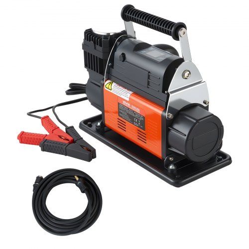 Draagbare 12V luchtcompressor met LCD‑display en automatische stop – perfect voor elk avontuur
