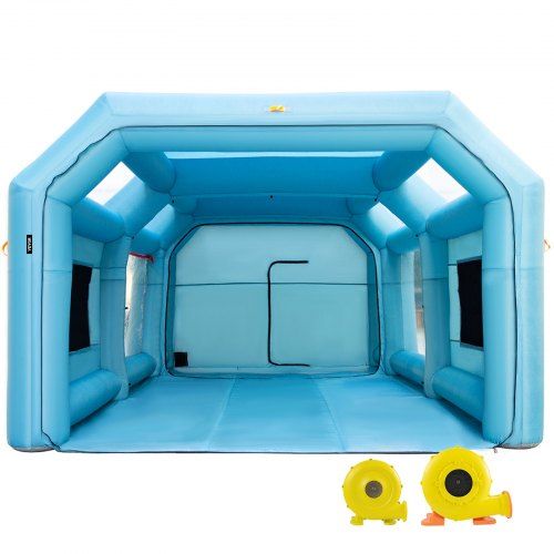 Optimale Opblaasbare Spuitcabine 7 × 4 × 2,5 m voor Auto‑ en Motorprojecten