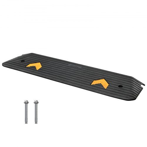 Massieve rubber drempelhelling 15 ton – soepele toegang voor rolstoel, scooter en rollator