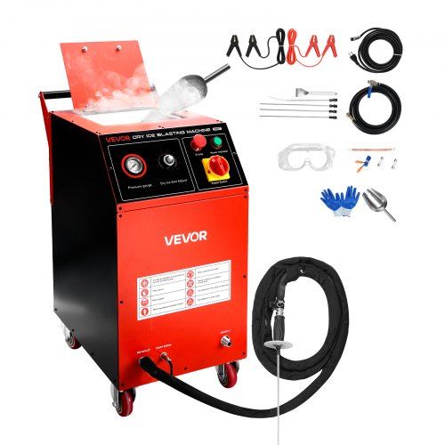 Droogijsstraalmachine 7,5 kg: Efficiënte reiniging voor industrie en werkplaats