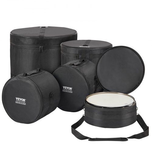 5‑delige Drumtasset van 1680D Oxford – Waterdichte Bescherming en Comfortabel Transport