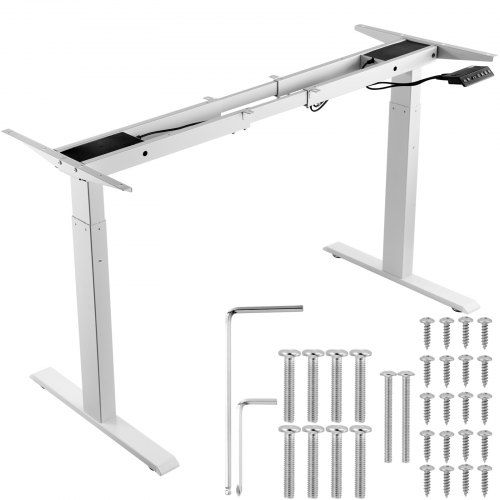 Stevig en Stil Elektrisch Verstelbaar Bureauframe 70‑117 cm – De Basis voor een Gezond Thuiswerkstation