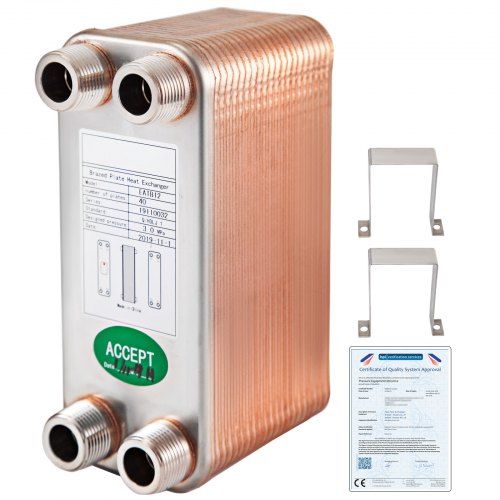 Optimale 40‑platen warmtewisselaar van roestvrij staal 316L – compact, efficiënt en veelzijdig