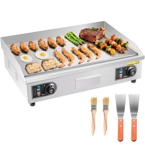 Optimale kookervaring met de 4000 W elektrische grillplaat