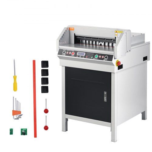 Krachtige elektrische hydraulische papiersnijder voor scholen en kantoren – 45 cm snijbreedte, 40 mm snijdikte