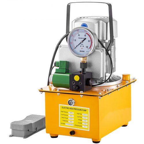 Krachtige elektrische hydraulische pomp 750 W – compact, veelzijdig en geschikt voor zware industriële taken