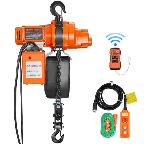 Elektrische kettingtakel 998 kg – Krachtige en veelzijdige helper voor garage en werkplaats