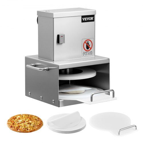 Elektrische pizzadeegpers 15 cm – efficiënt en veelzijdig deegvormen voor café en thuis