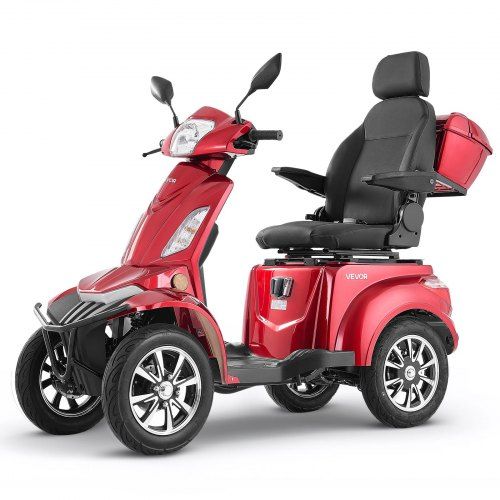 Elektrische scootmobiel 4‑wielig voor senioren – krachtige motor, tot 35 km actieradius