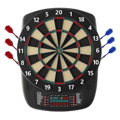 Elektronisch dartbord 43 spelmodi met LCD‑scorebord – ideaal voor thuis, kantoor en feest