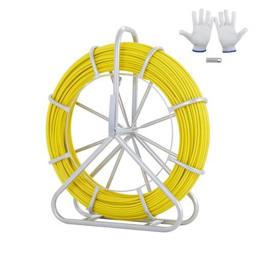 Optimale glasvezel vislint voor lange kabeltrajecten – 129 m, Ø 6,35 mm