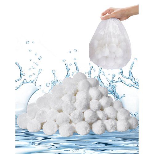 Efficiënte zwembadfiltratie met herbruikbare polyester filterballen