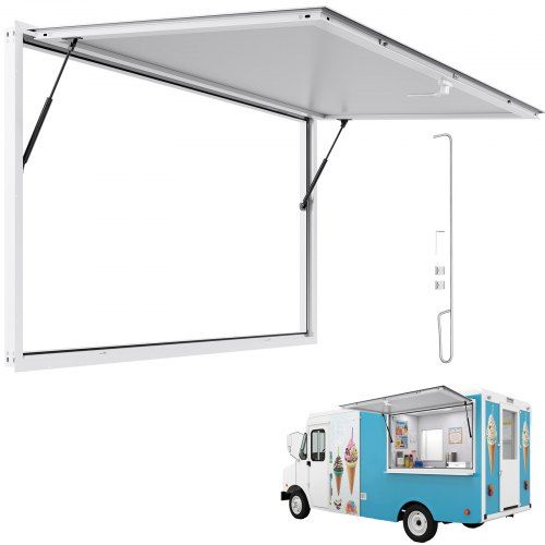 Alles wat je moet weten over het aluminium serveerraam voor foodtrucks (1880 × 1016 mm)