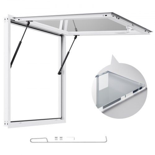 Foodtruck Concessievenster 915×915 mm – Sterk, Regenbestendig en Gemakkelijk Te Monteren