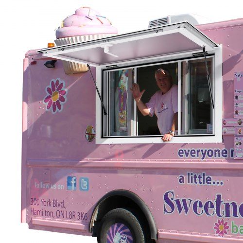 Multifunctioneel Foodtruck Raam 915 × 610 mm – Duurzaam en Gebruiksvriendelijk