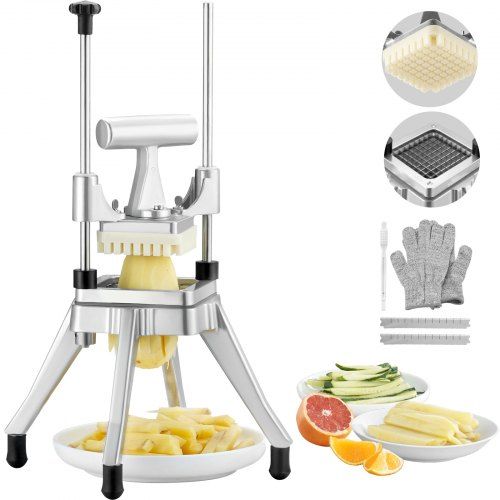 Verticale aardappelsnijder 3/8 inch – snelle en nauwkeurige groente‑ en fruitsnijder voor elke keuken