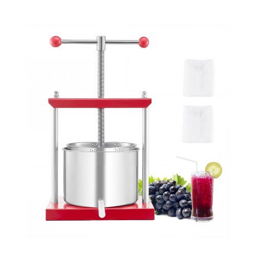 Fruitwijnpers & Fruitmolen 6 L – Handmatige sapcentrifuge voor thuis en kleine groep