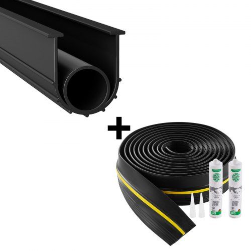 Optimale afdichting voor uw garage: complete garagedeur‑ en drempelset (6 m)